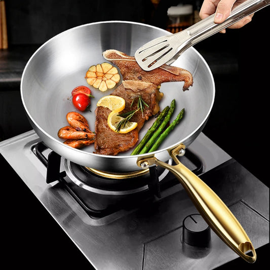 Premium Nonstick Stainless Steel Frying Pan™