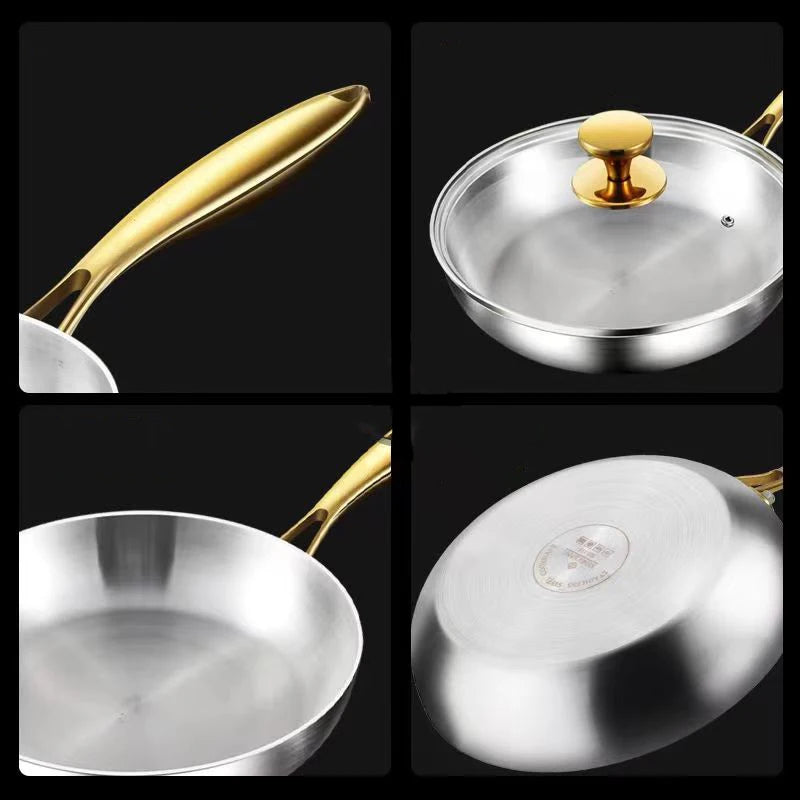 Premium Nonstick Stainless Steel Frying Pan™