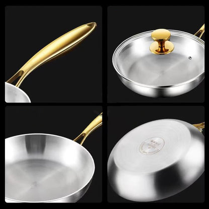 Premium Nonstick Stainless Steel Frying Pan™